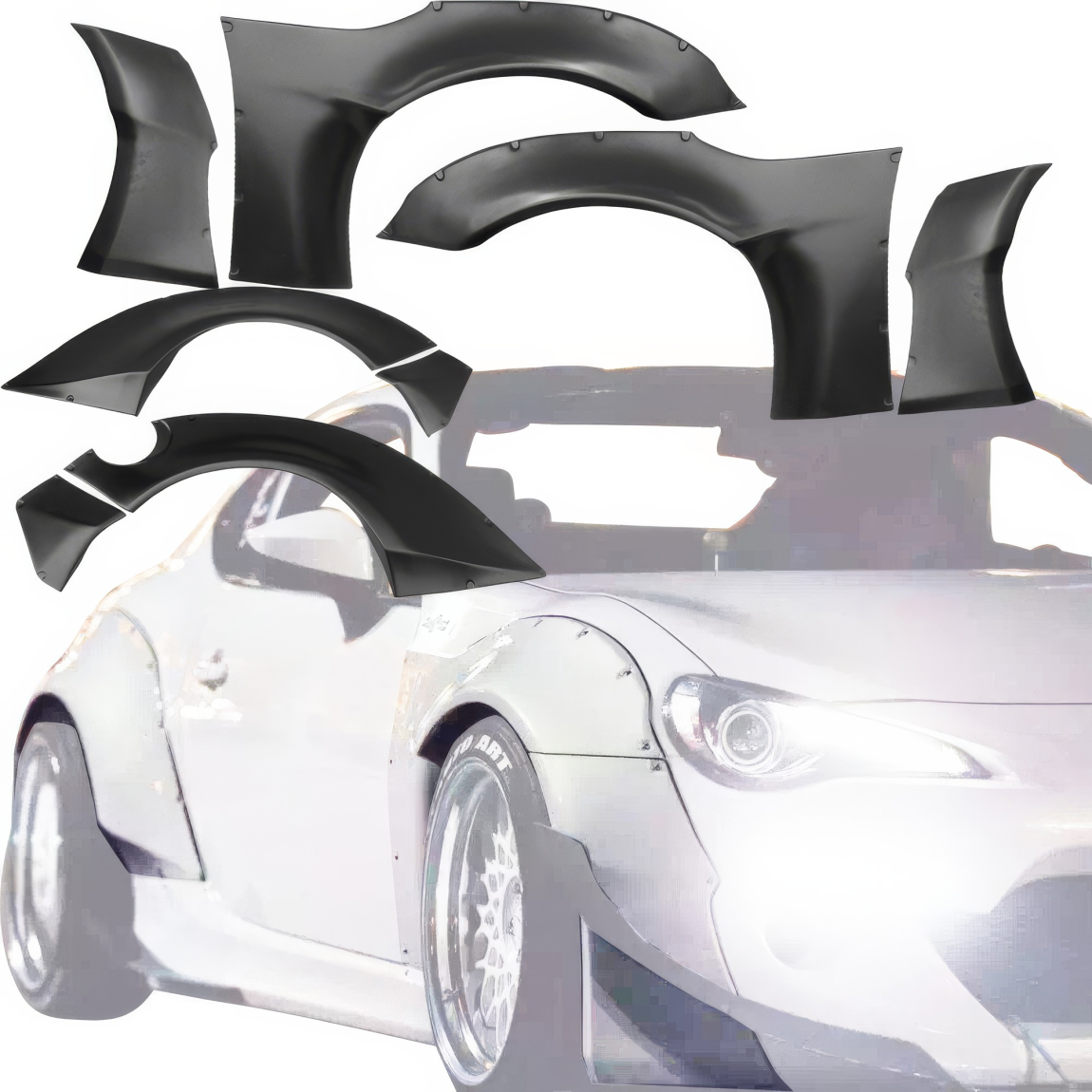 All kind of body kits for Scion FR-S 2013. Exterior/Fenders 