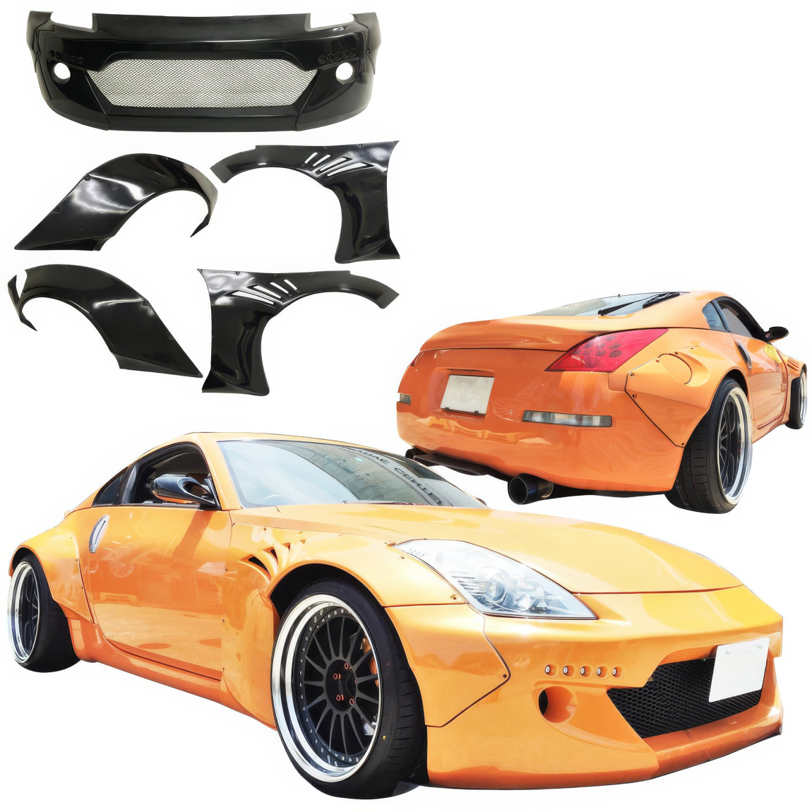 All kind of body kits for Nissan 350Z 2003. Exterior/Complete Body Kits 