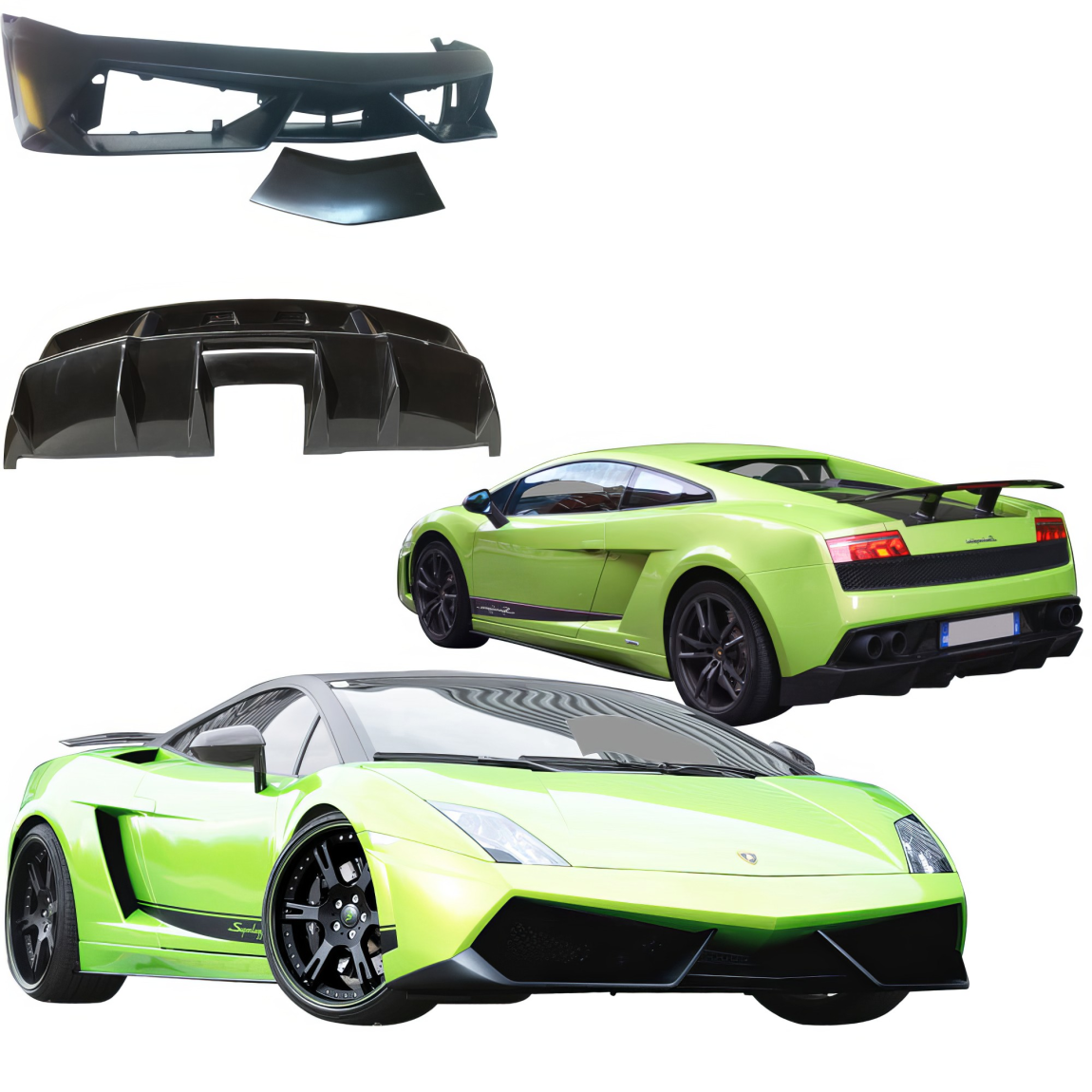 All kind of body kits for Lamborghini Gallardo 2009. Exterior/Complete Body Kits 