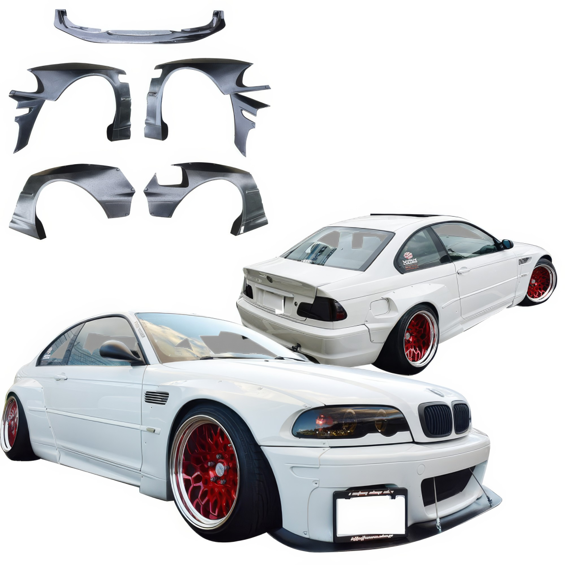 All kind of body kits for BMW M3 2002. Exterior/Complete Body Kits 