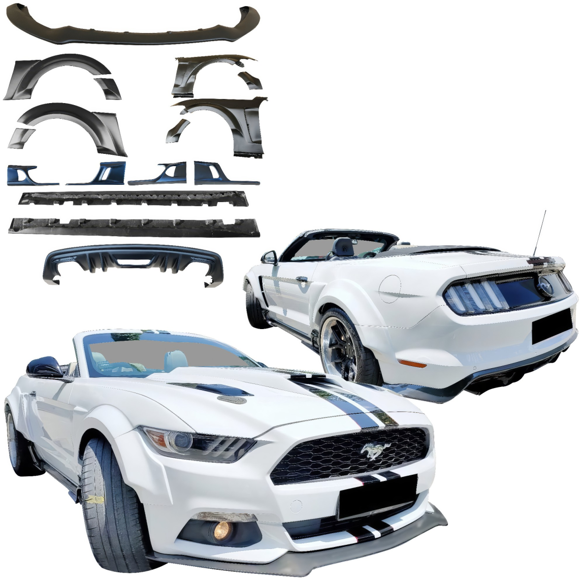 All kind of body kits for Ford Mustang 2015. Exterior/Complete Body Kits 