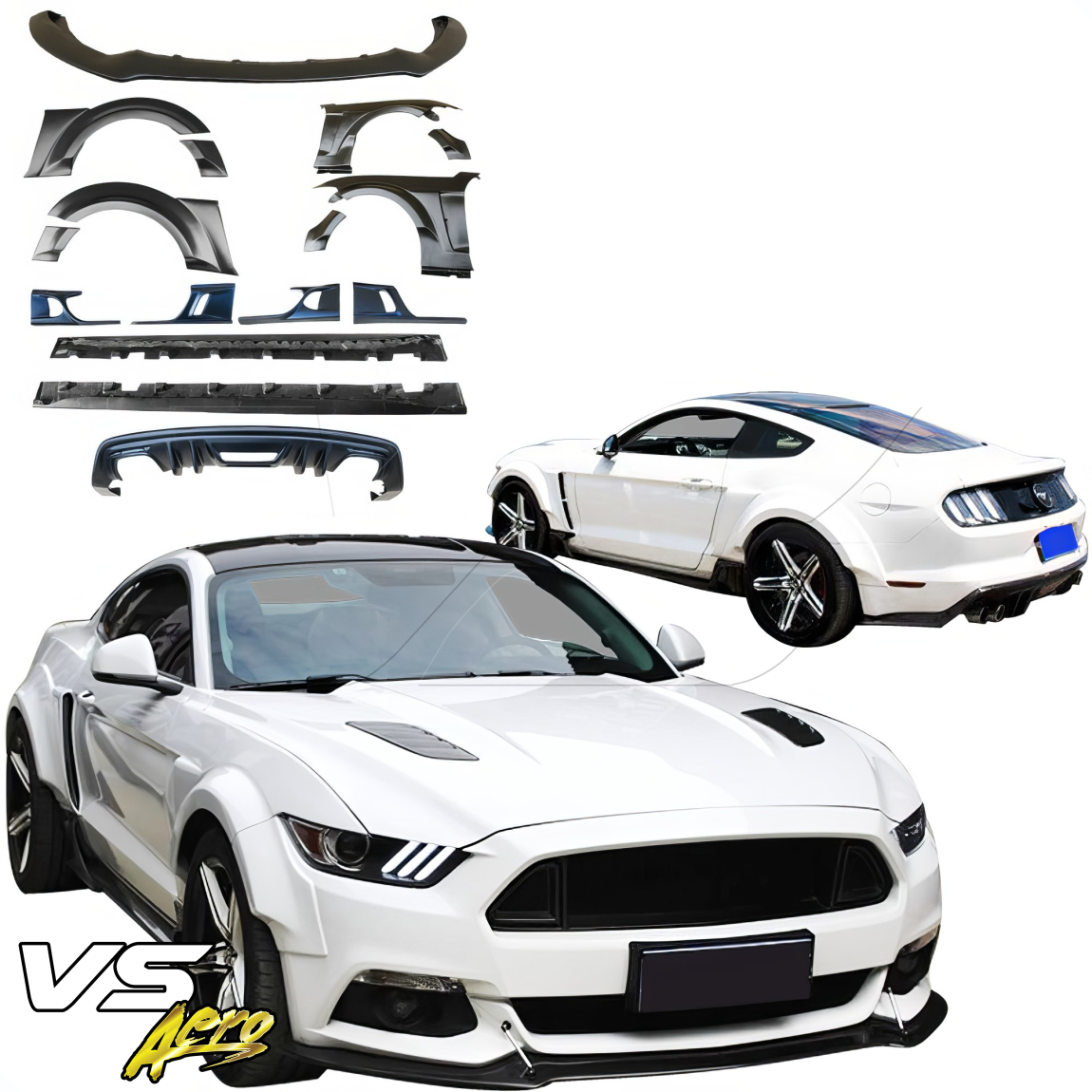 All kind of body kits for Ford Mustang 2015. Exterior/Complete Body Kits 