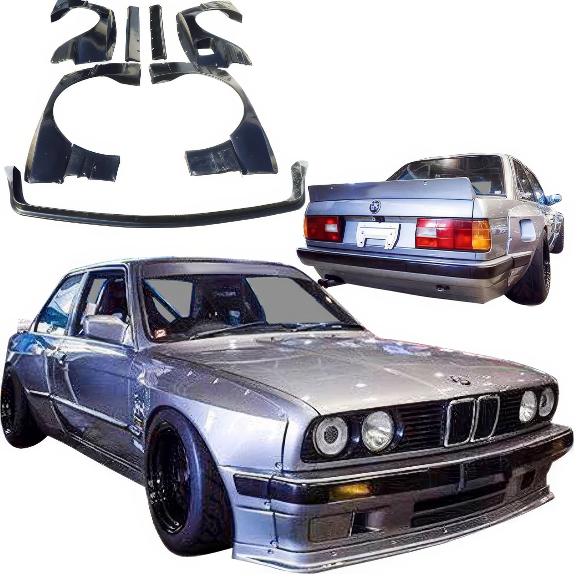 All kind of body kits for BMW 3-Series 1984. Exterior/Complete Body Kits 