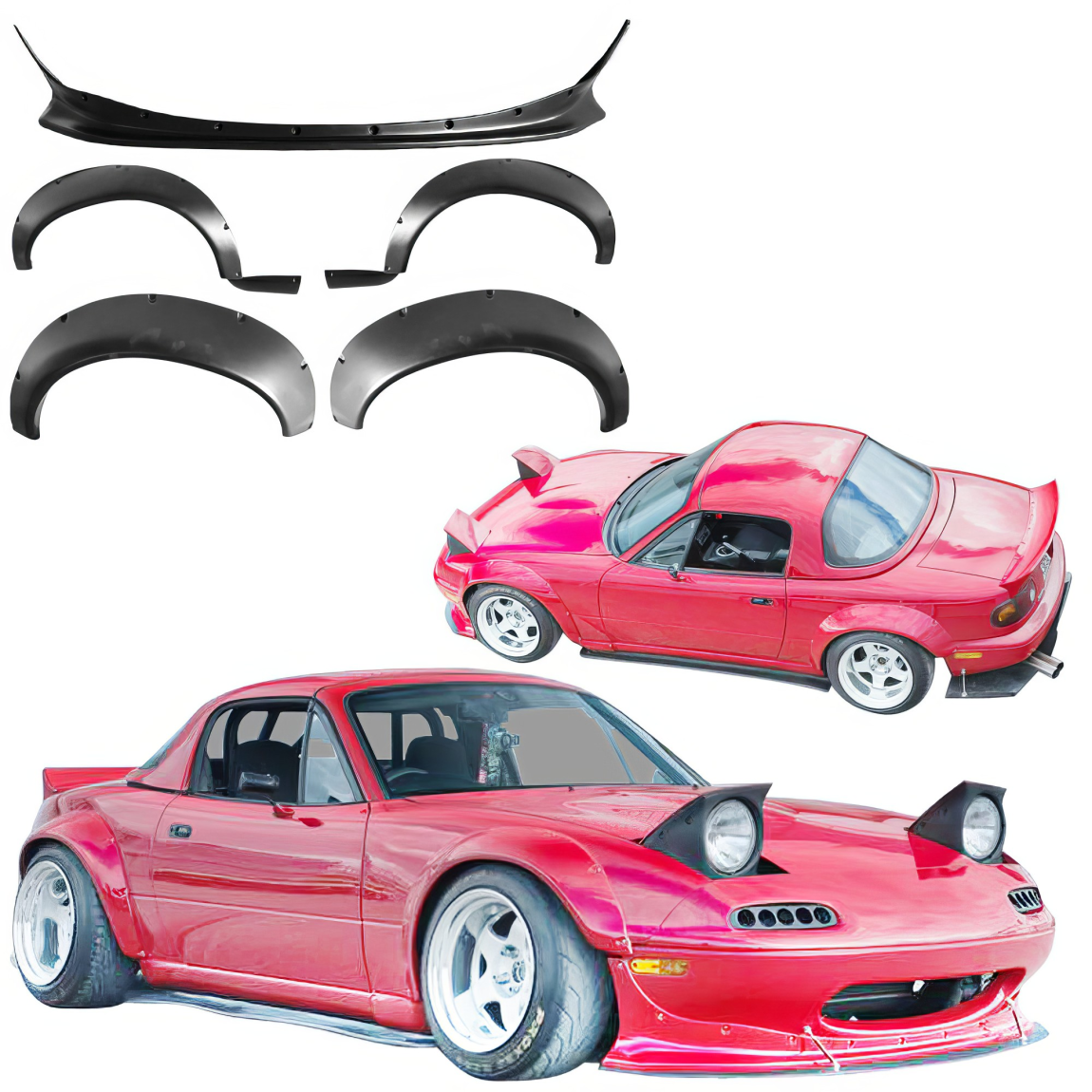 All kind of body kits for Mazda Miata 1990. Exterior/Complete Body Kits 