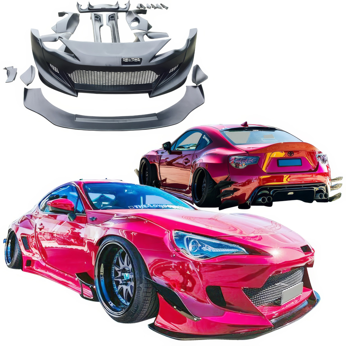 All kind of body kits for Scion FR-S 2013. Exterior/Complete Body Kits 