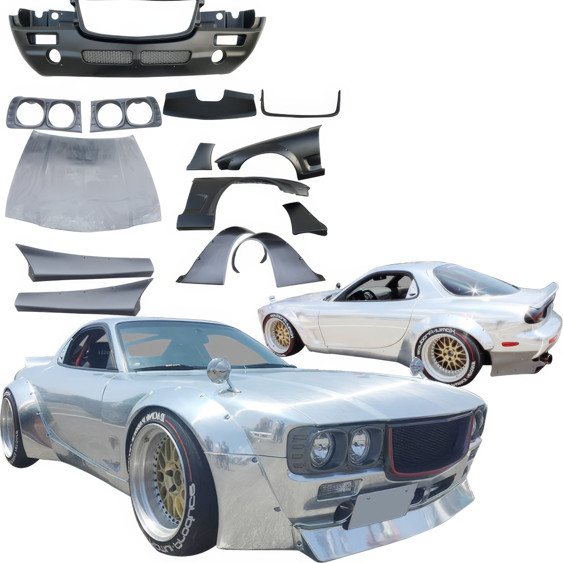 All kind of body kits for Mazda RX-7 1993. Exterior/Complete Body Kits 