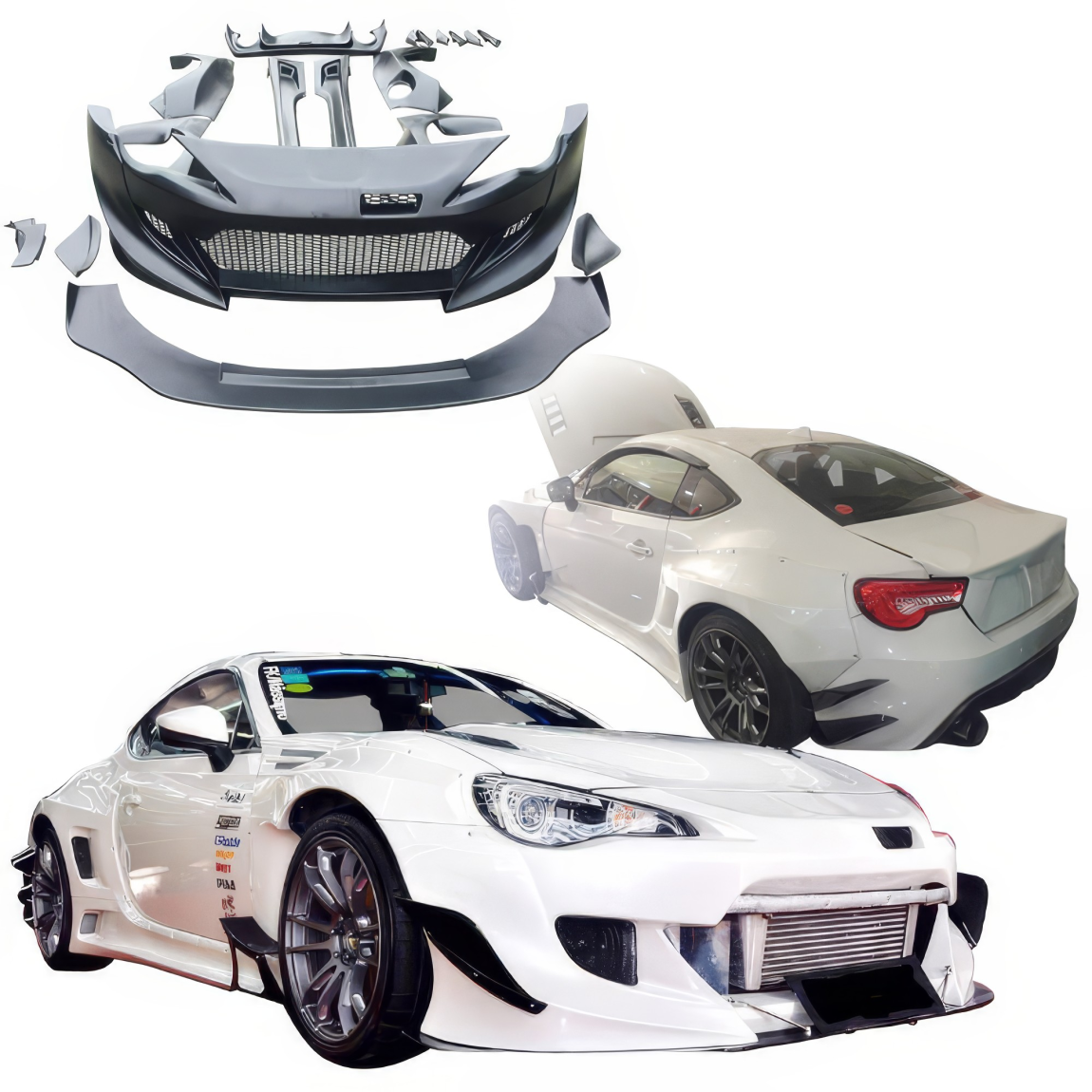 All kind of body kits for Subaru BRZ 2013. Exterior/Complete Body Kits 