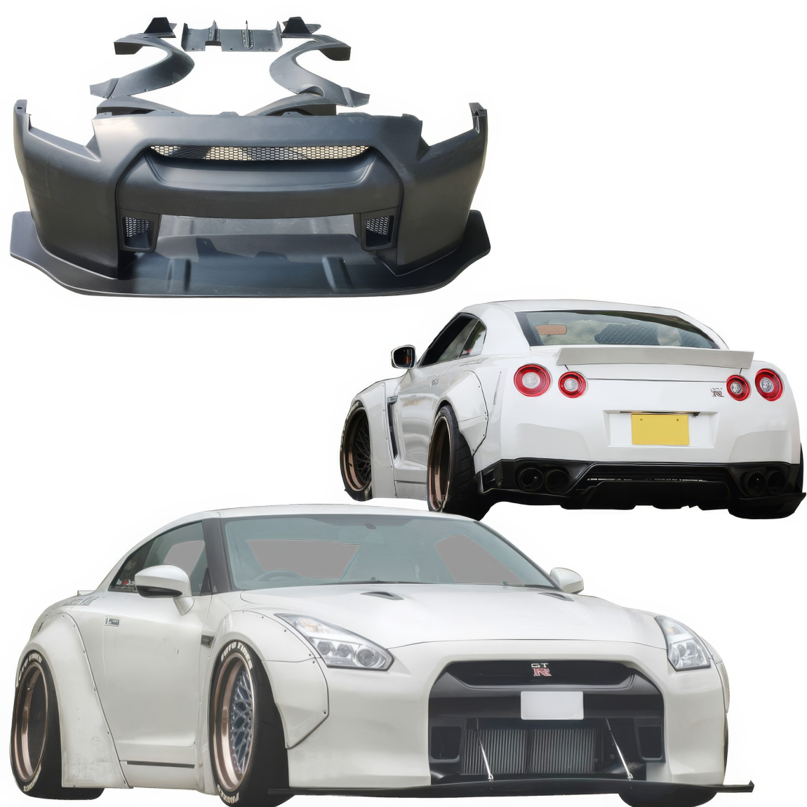 All kind of body kits for Nissan GT-R 2009. Exterior/Complete Body Kits 