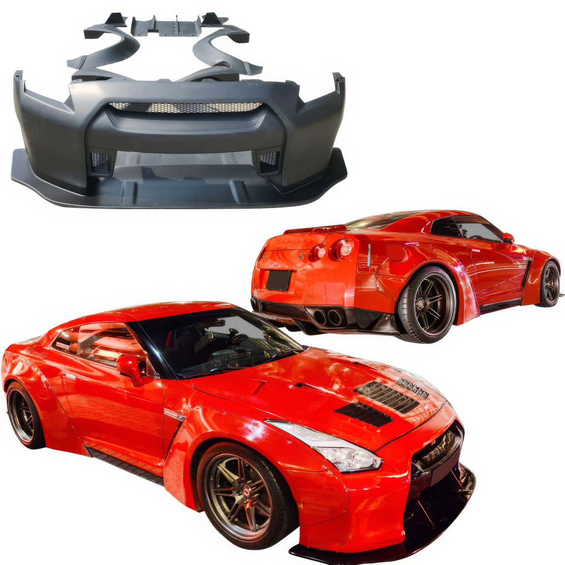 All kind of body kits for Nissan GT-R 2009. Exterior/Complete Body Kits 