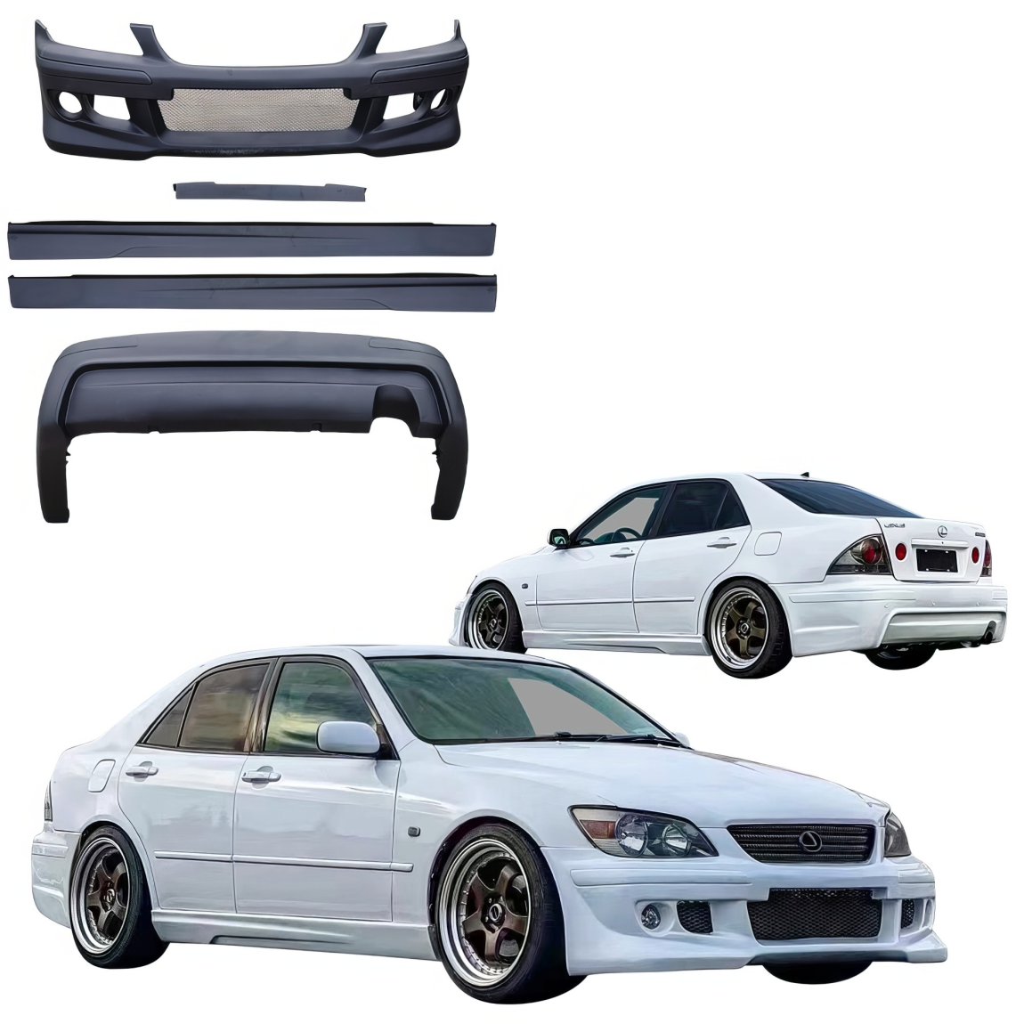 All kind of body kits for Lexus IS Series 2000. Exterior/Complete Body Kits 