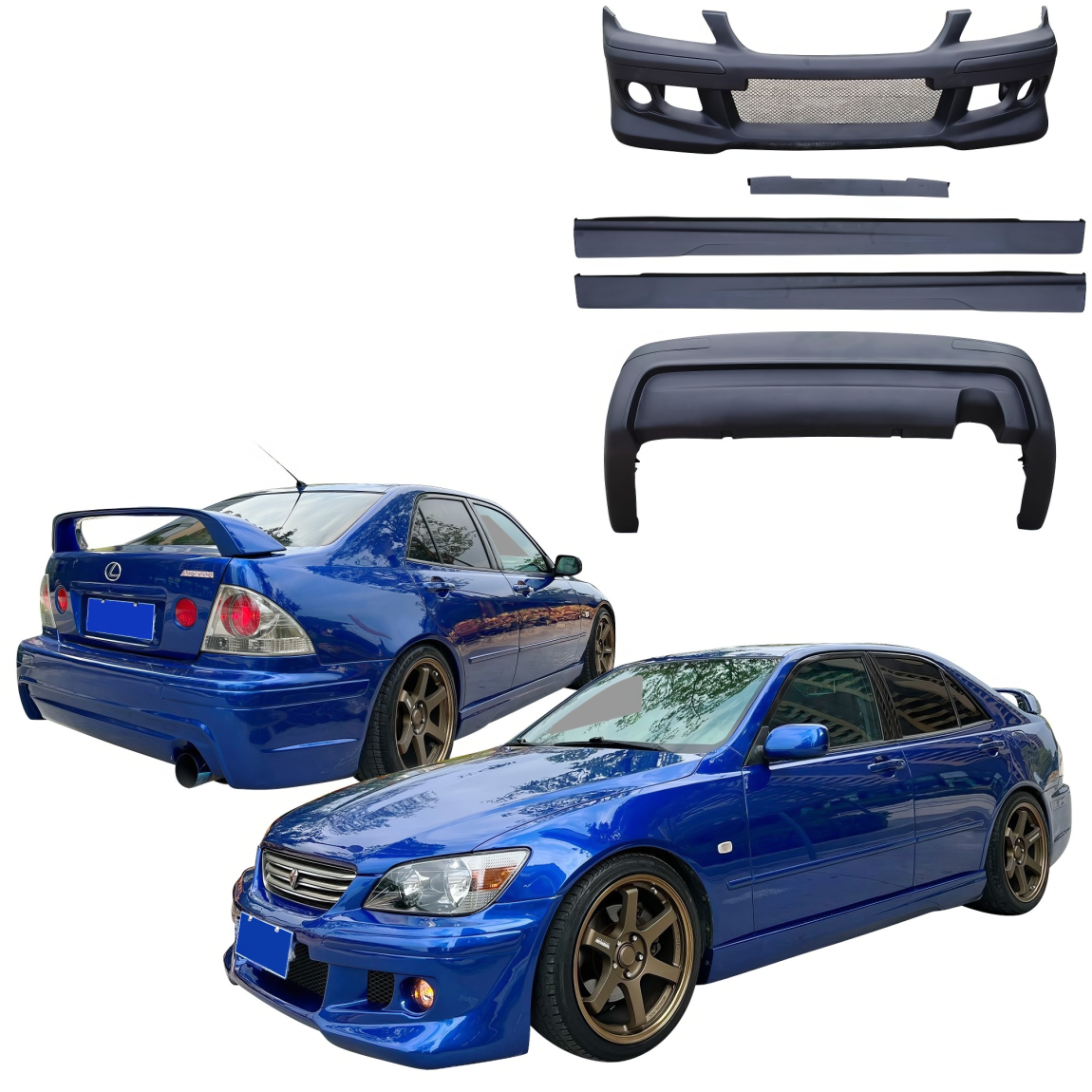 All kind of body kits for Lexus IS Series 2000. Exterior/Complete Body Kits 