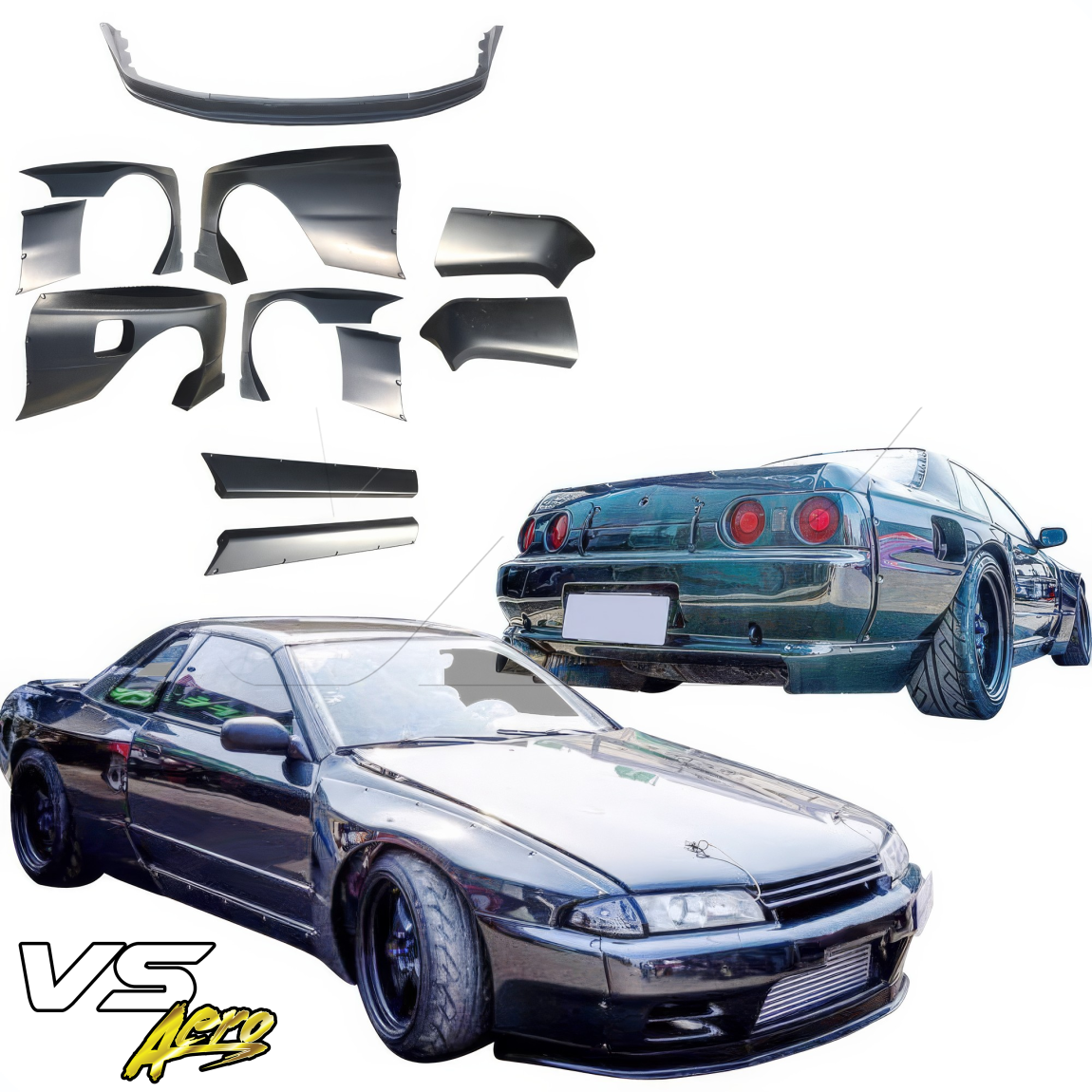 All kind of body kits for Nissan Skyline R32 1990. Exterior/Complete Body Kits 