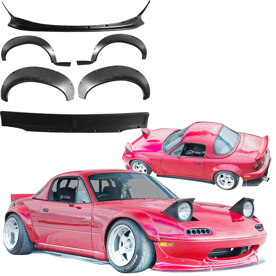 All kind of body kits for Mazda Miata 1990. Exterior/Complete Body Kits 