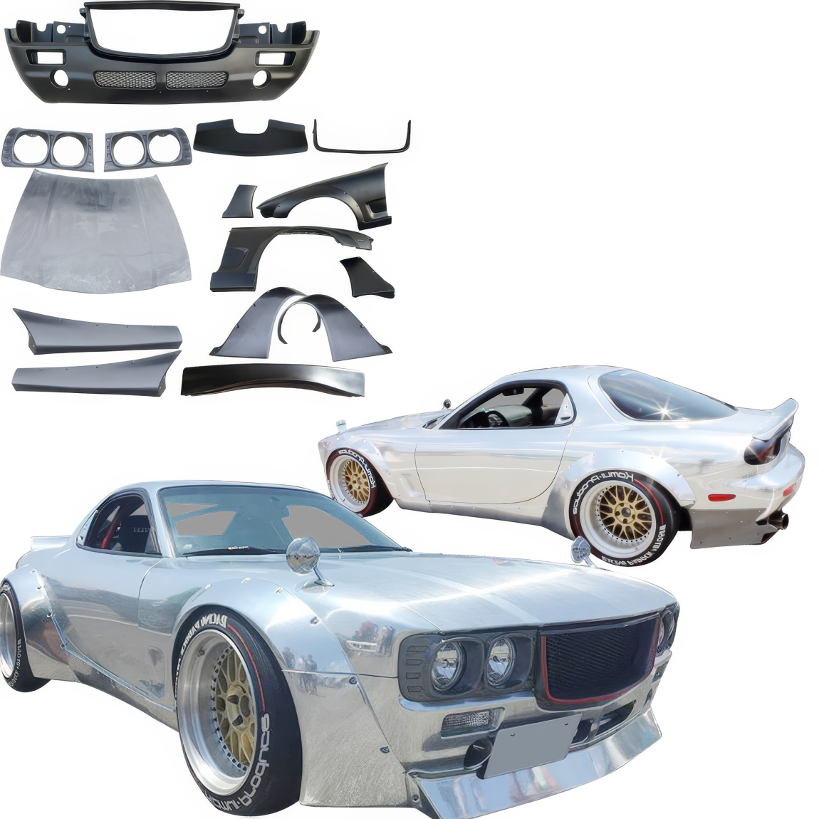 All kind of body kits for Mazda RX-7 1993. Exterior/Complete Body Kits 