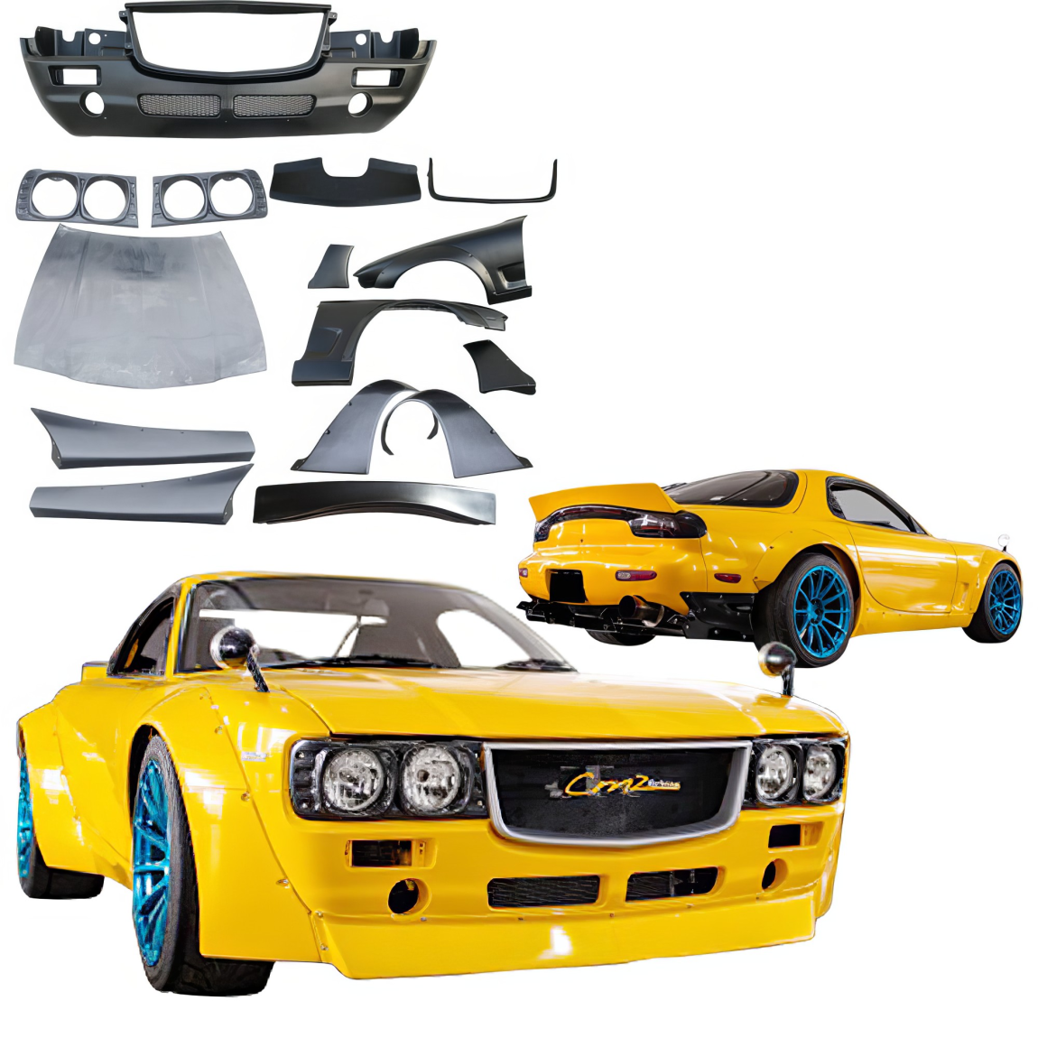 All kind of body kits for Mazda RX-7 1993. Exterior/Complete Body Kits 