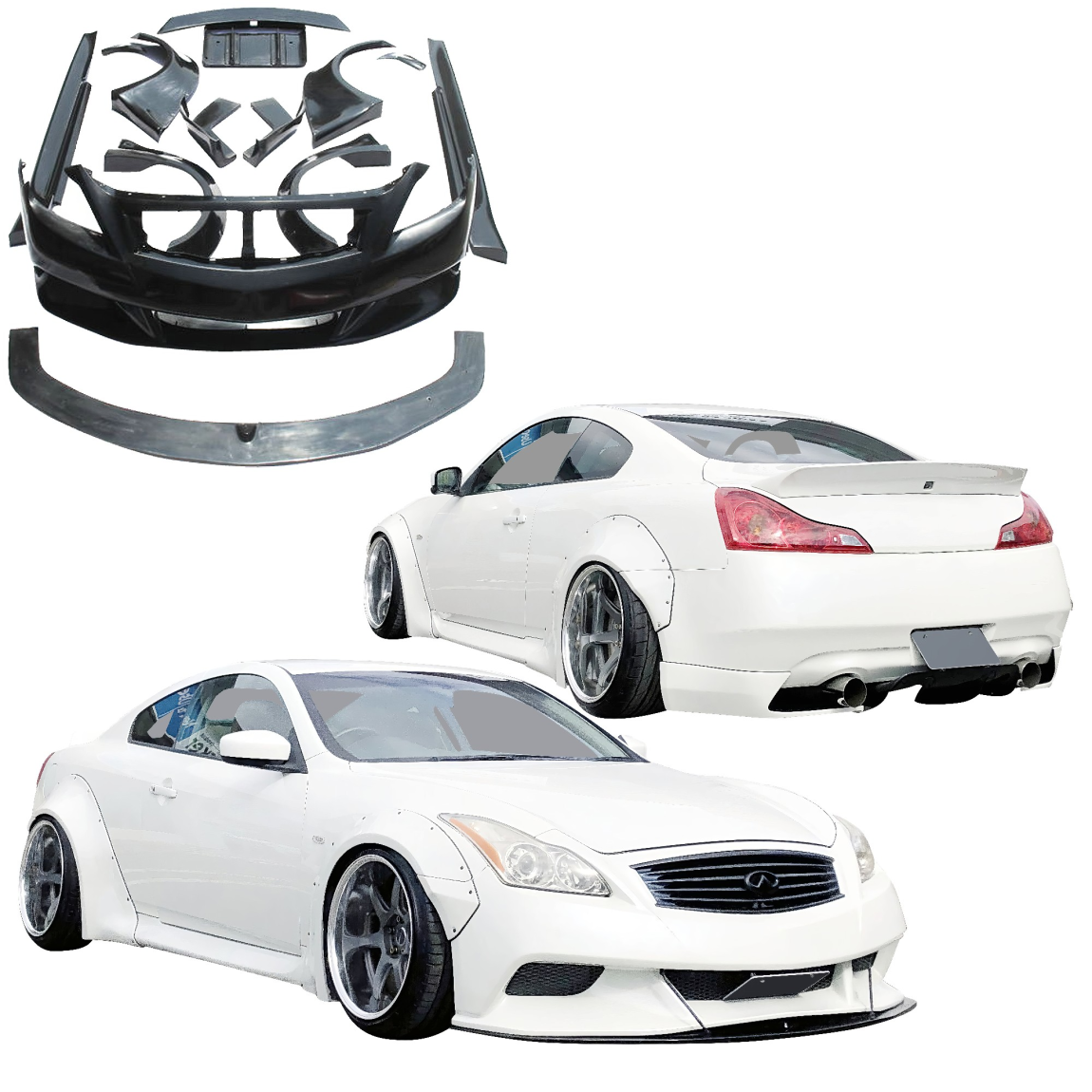 All kind of body kits for Infiniti G37 2008. Exterior/Complete Body Kits 