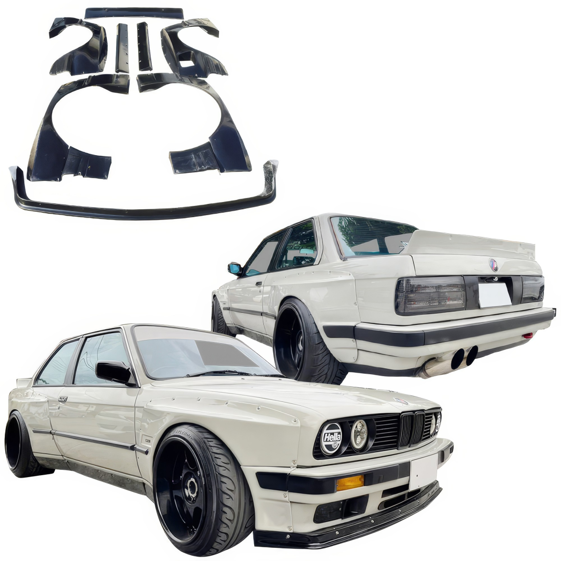 All kind of body kits for BMW 3-Series 1984. Exterior/Complete Body Kits 