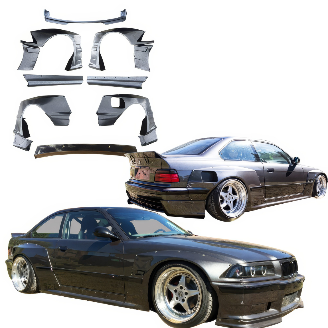 All kind of body kits for BMW 3-Series 1992. Exterior/Complete Body Kits 