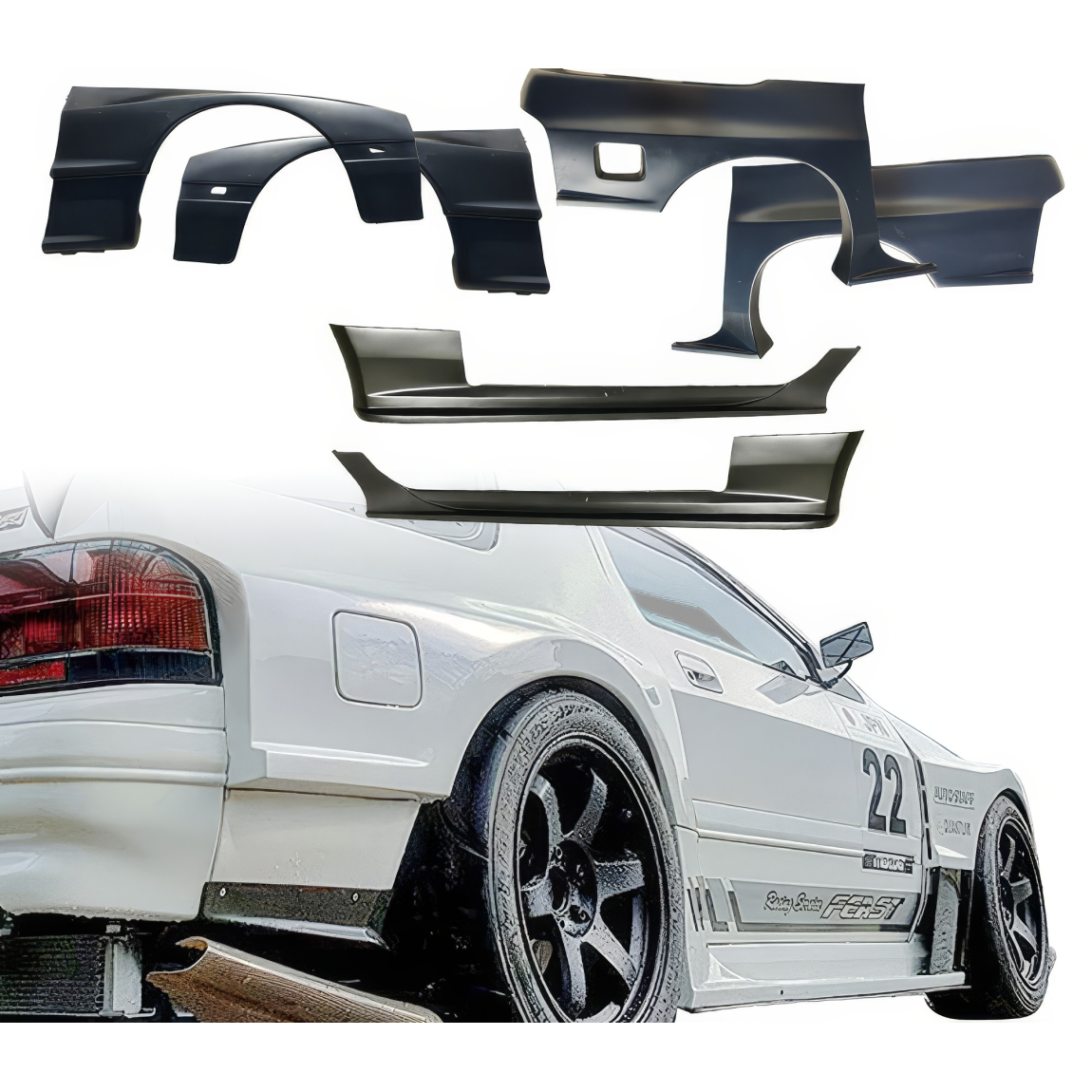 All kind of body kits for Mazda RX-7 1986. Exterior/Fenders 