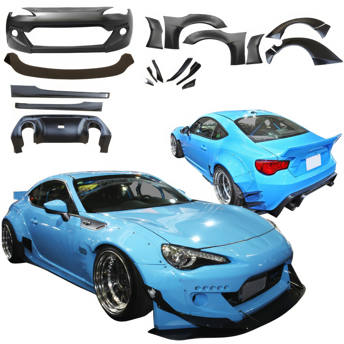 All kind of body kits for Subaru BRZ 2013. Exterior/Complete Body Kits 