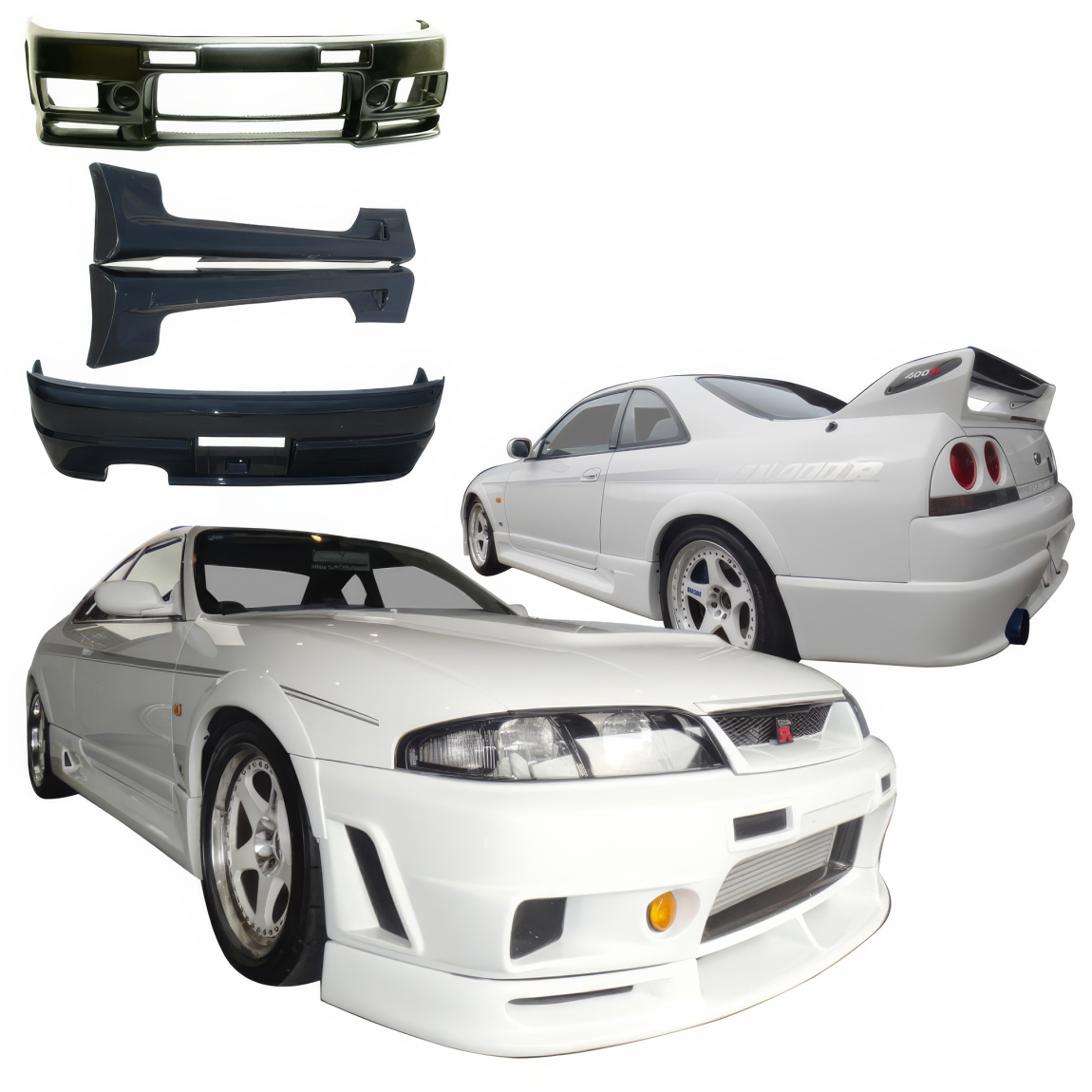 All kind of body kits for Nissan Skyline R33 GTS 1995. Exterior/Complete Body Kits 