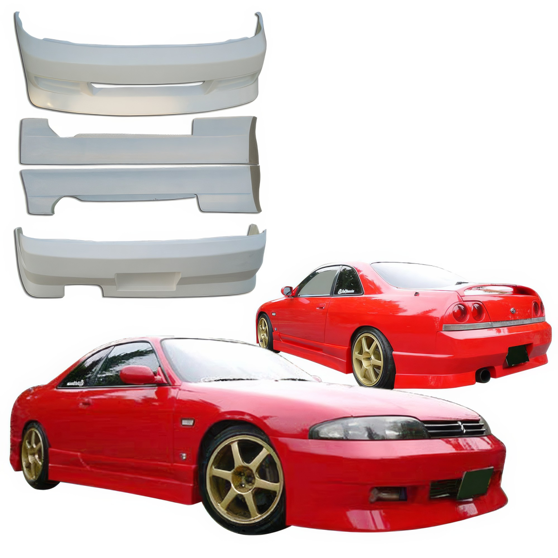 All kind of body kits for Nissan Skyline R33 GTS 1995. Exterior/Complete Body Kits 