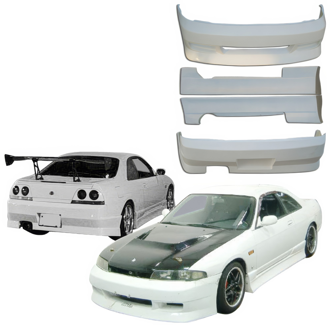 All kind of body kits for Nissan Skyline R33 GTS 1995. Exterior/Complete Body Kits 