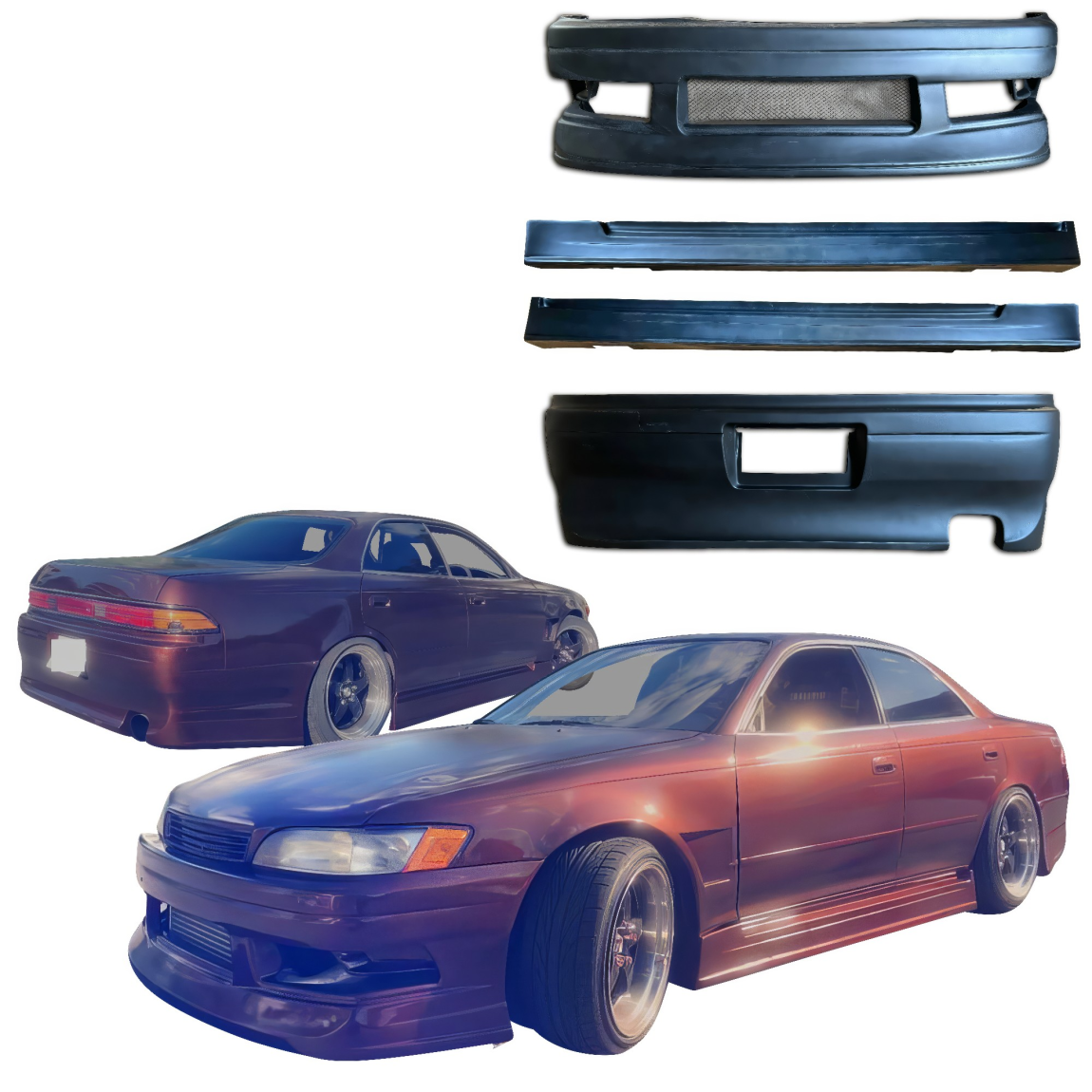 All kind of body kits for Toyota Mark II 1992. Exterior/Complete Body Kits 