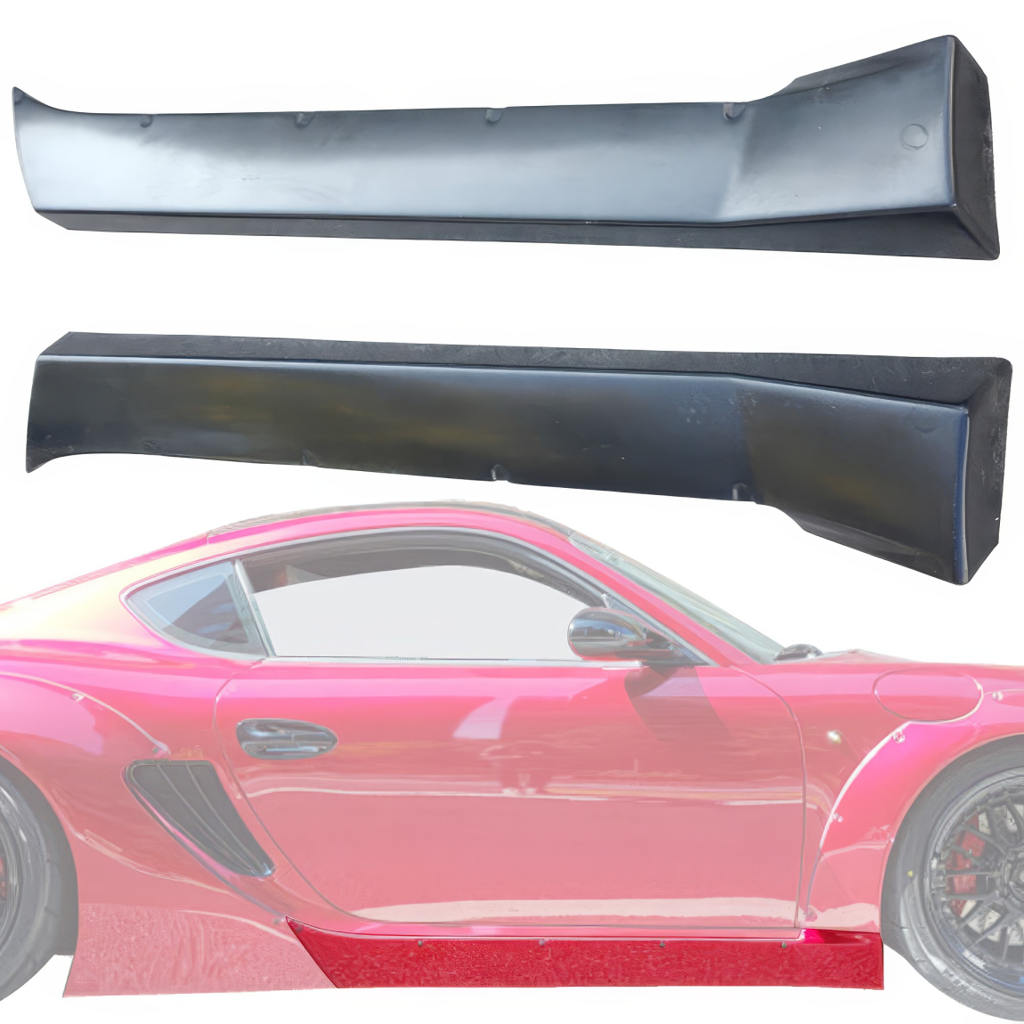 All kind of body kits for Porsche Cayman 2006. Exterior/Side Skirts 