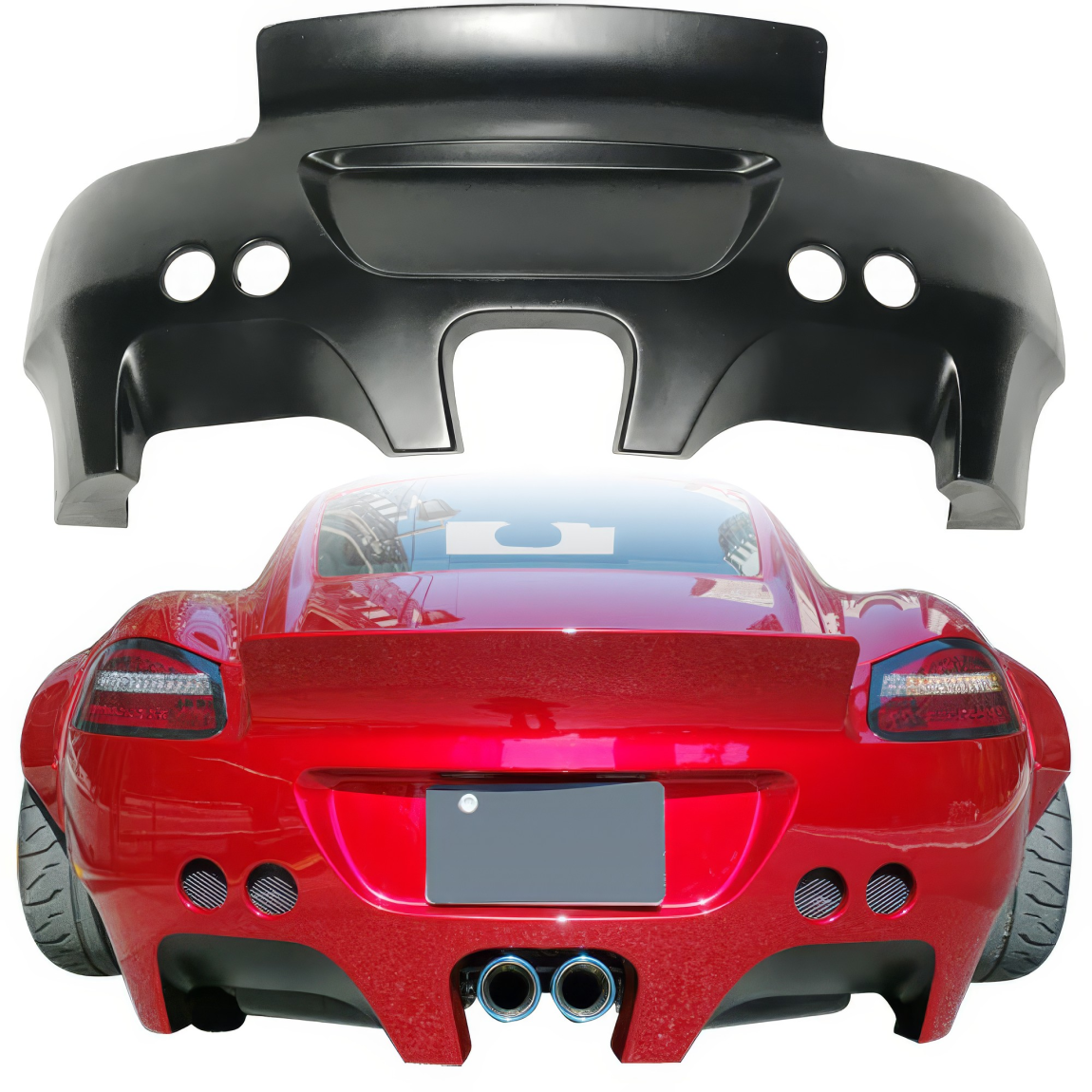 All kind of body kits for Porsche Cayman 2006. Exterior/Rear Bumpers or Lips 