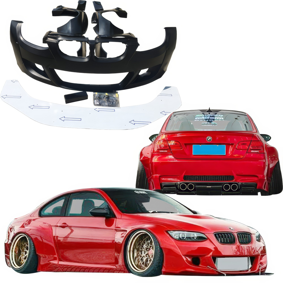 All kind of body kits for BMW M3 2008. Exterior/Complete Body Kits 