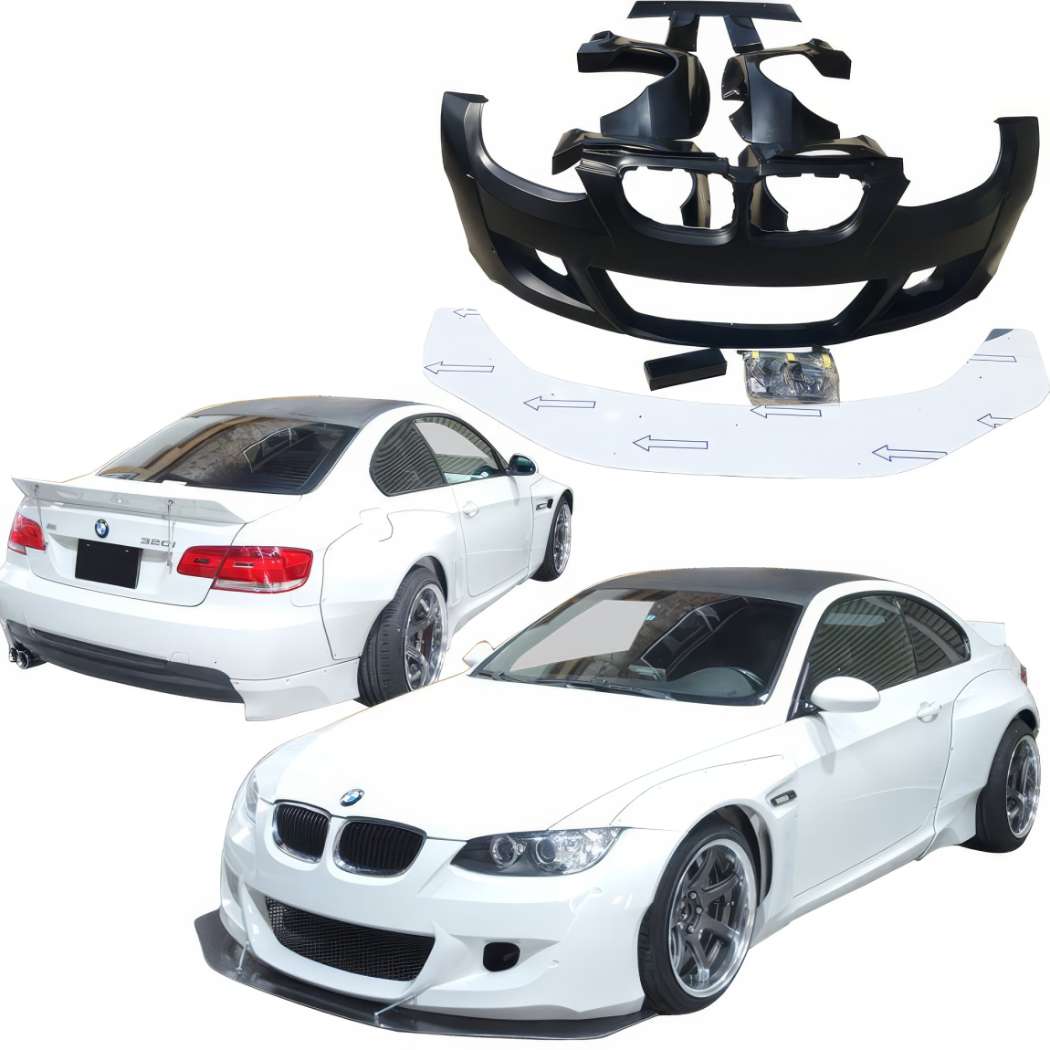 All kind of body kits for BMW M3 2008. Exterior/Complete Body Kits 