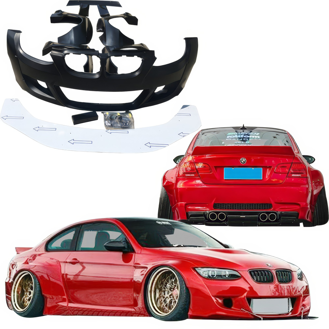 All kind of body kits for BMW M3 2008. Exterior/Complete Body Kits 