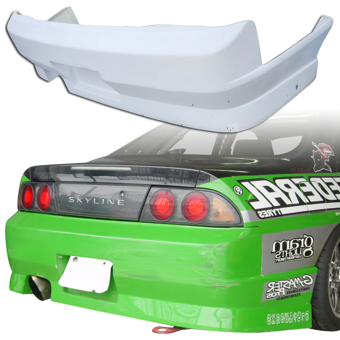 All kind of body kits for Nissan Skyline R33 GTS 1995. Exterior/Rear Bumpers or Lips 