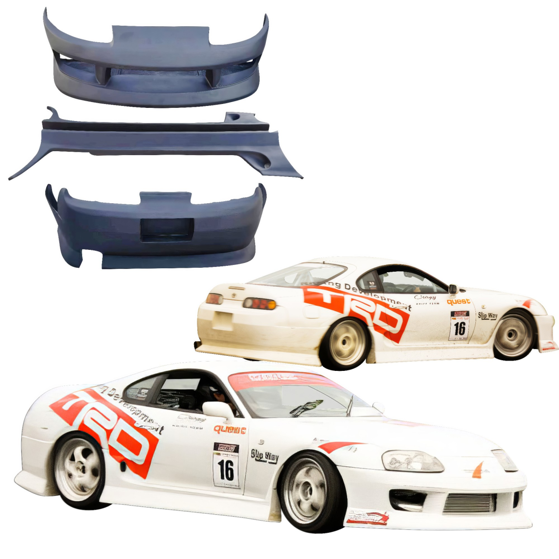 All kind of body kits for Toyota Supra 1993. Exterior/Complete Body Kits 