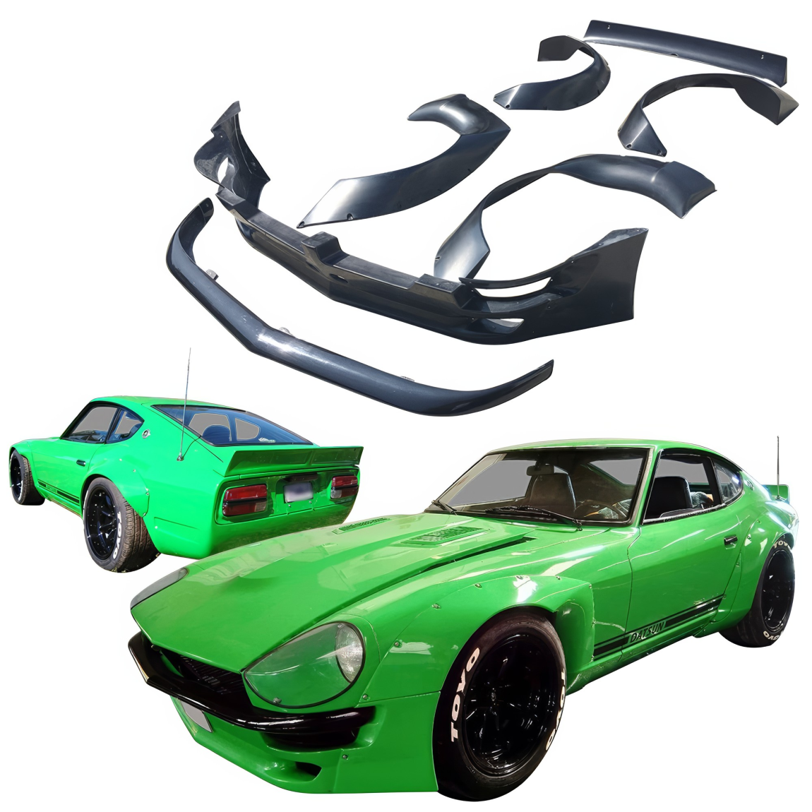 All kind of body kits for Datsun 260Z 1974. Exterior/Complete Body Kits 