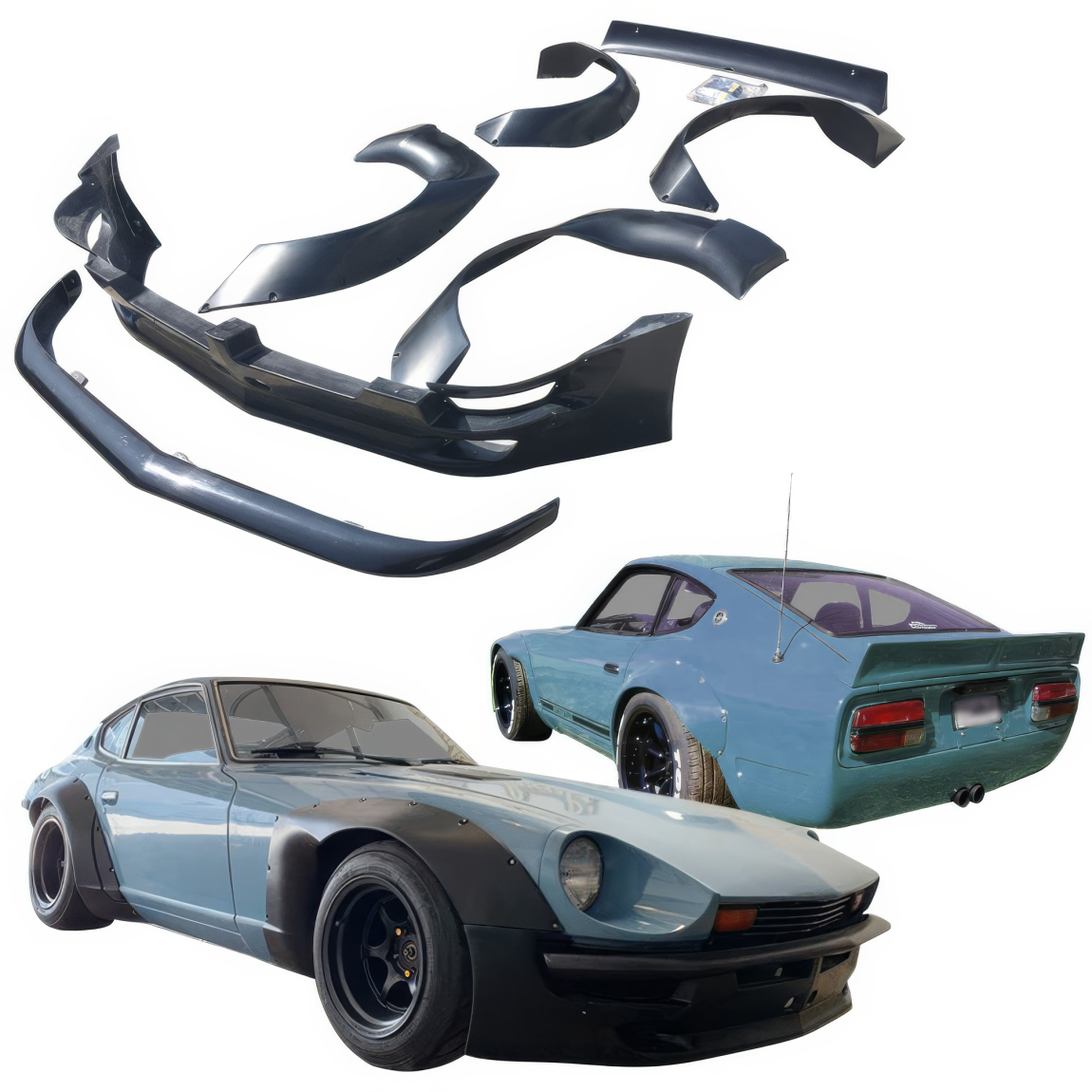 All kind of body kits for Datsun 280Z 1975. Exterior/Wings 