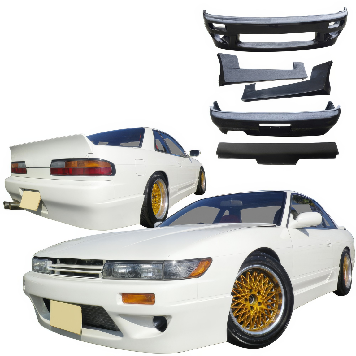 All kind of body kits for Nissan Silvia 1989. Exterior/Complete Body Kits 