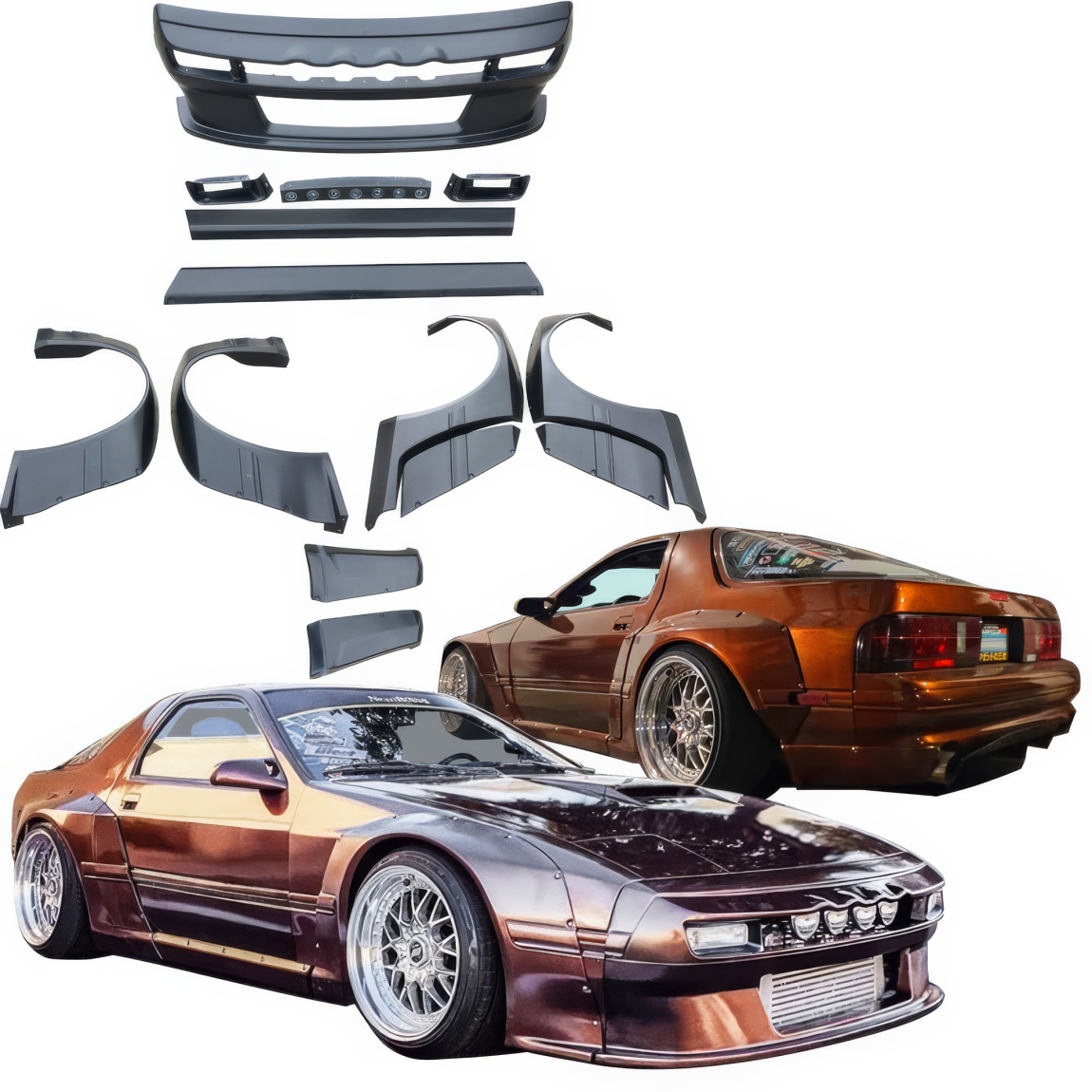 All kind of body kits for Mazda RX-7 1986. Exterior/Complete Body Kits 