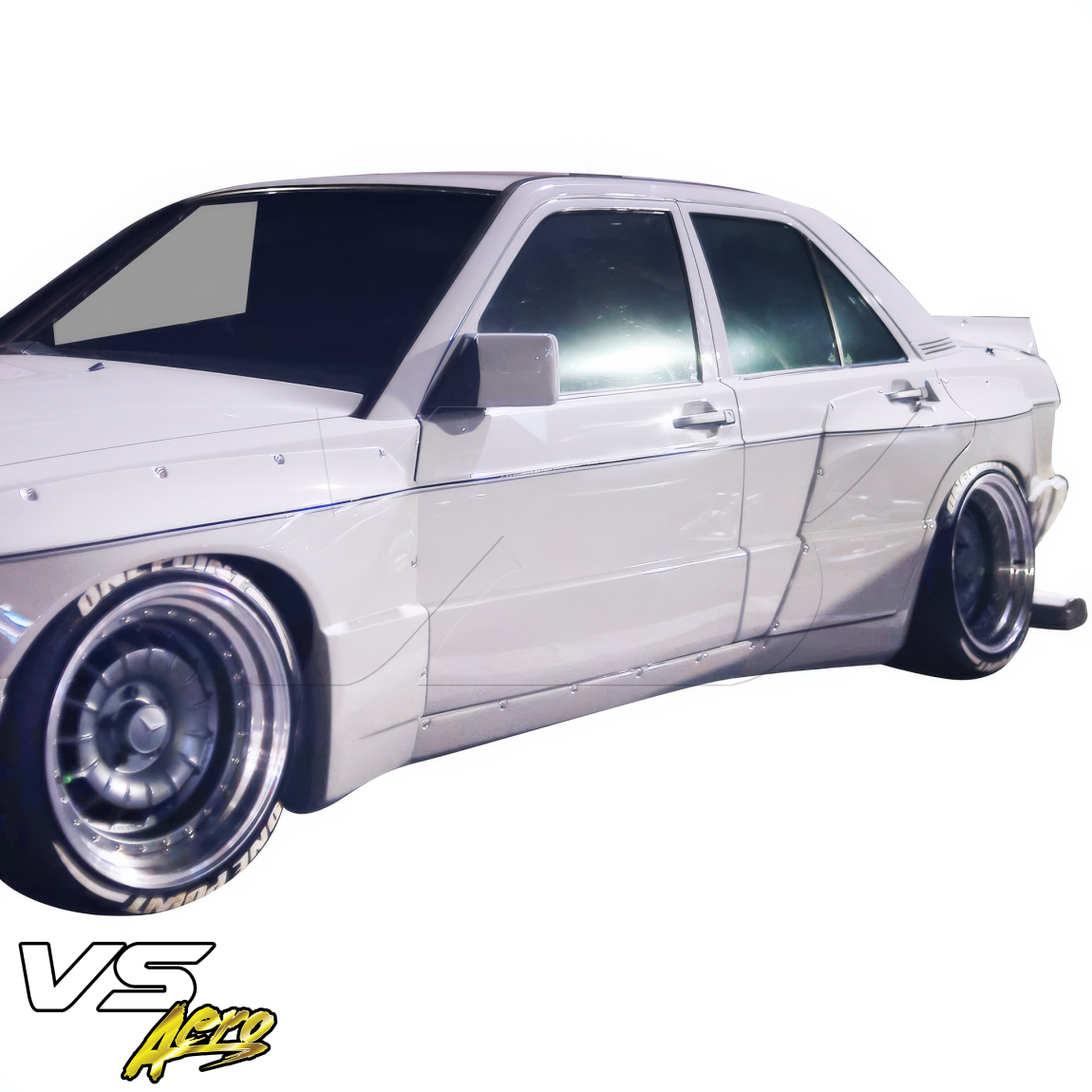 All kind of body kits for Mercedes-Benz 190 1988. Exterior/Side Skirts 