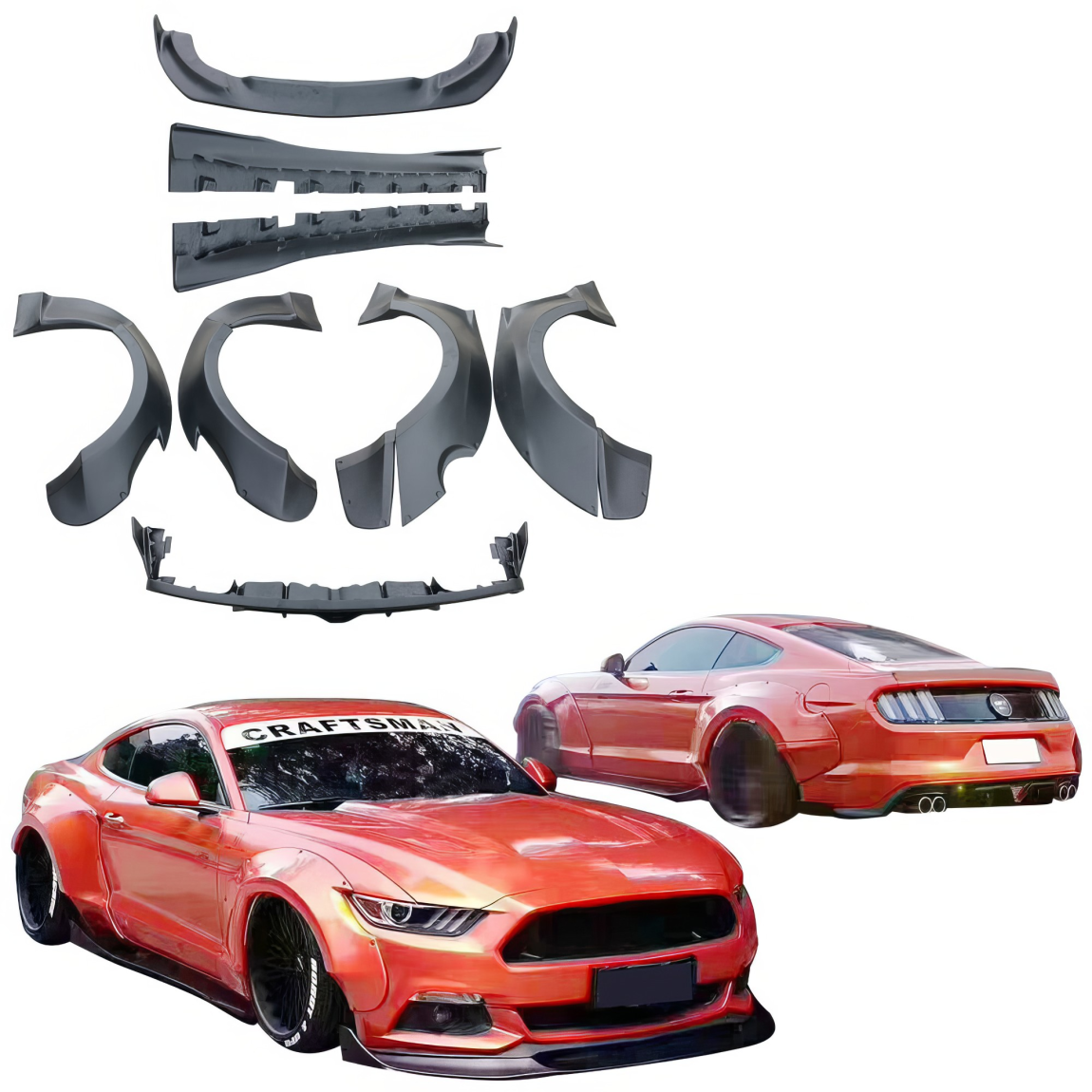 All kind of body kits for Ford Mustang 2015. Exterior/Complete Body Kits 