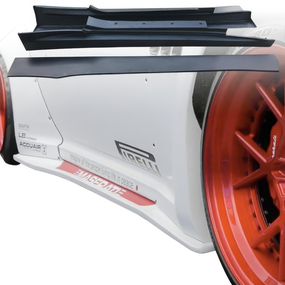 All kind of body kits for Maserati GranTurismo 2008. Exterior/Side Skirts 