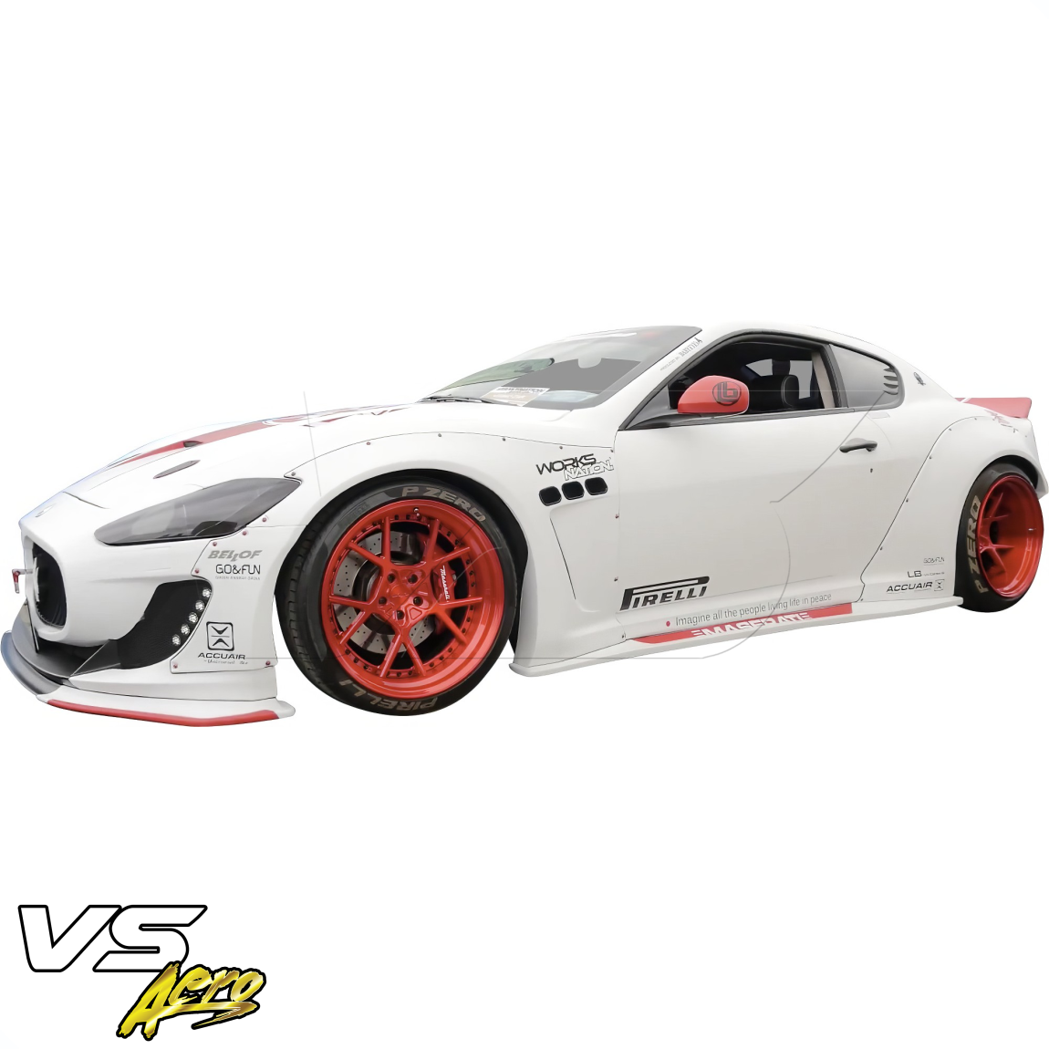 All kind of body kits for Maserati GranTurismo 2008. Exterior/Side Skirts 