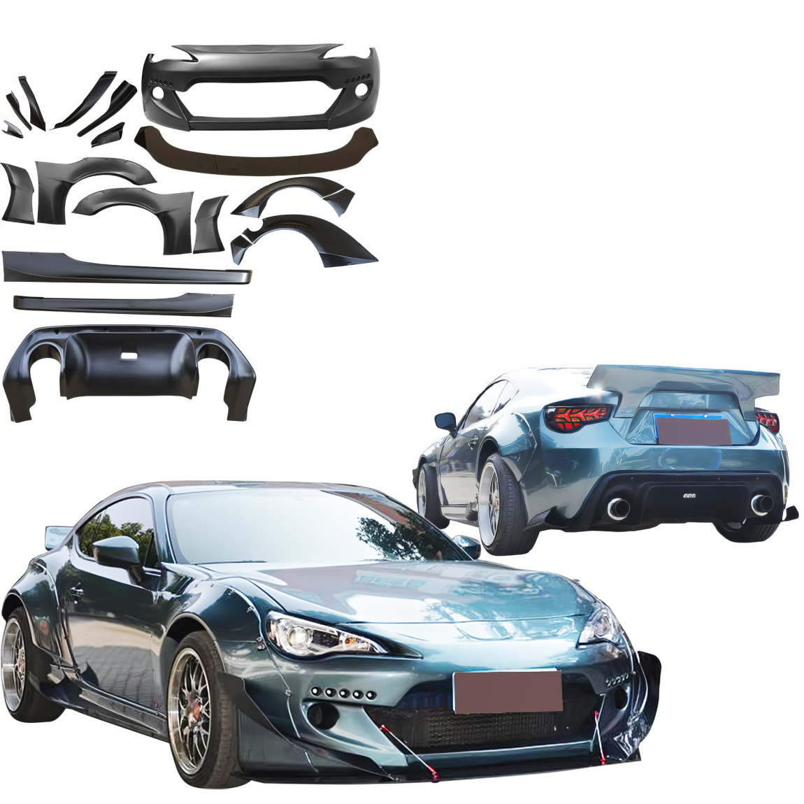 All kind of body kits for Toyota 86 2017. Exterior/Complete Body Kits 