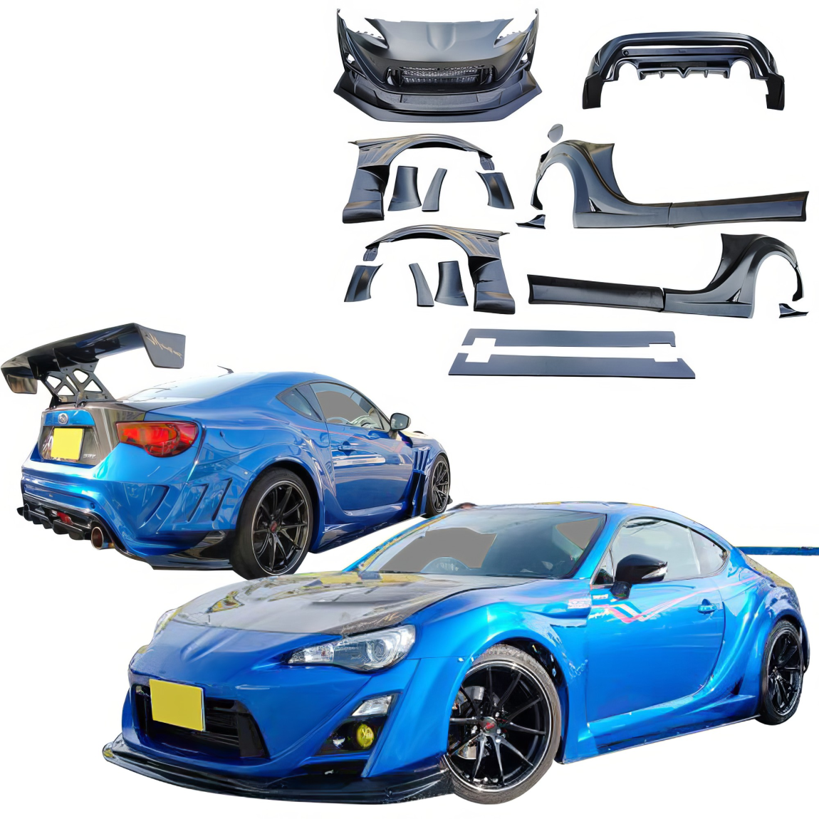 All kind of body kits for Scion FR-S 2013. Exterior/Complete Body Kits 