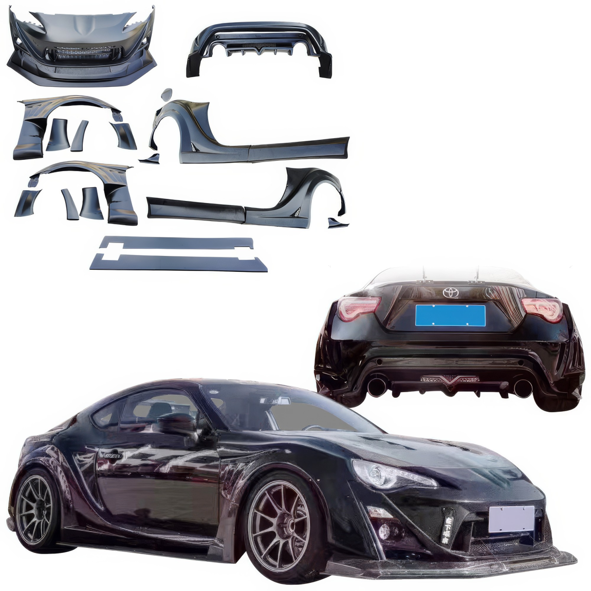 All kind of body kits for Scion FR-S 2013. Exterior/Complete Body Kits 