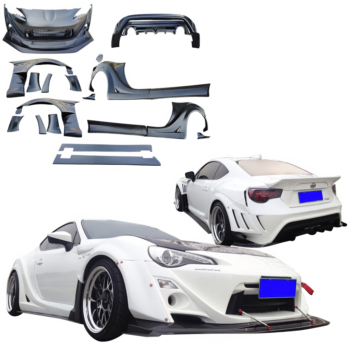 All kind of body kits for Subaru BRZ 2013. Exterior/Complete Body Kits 