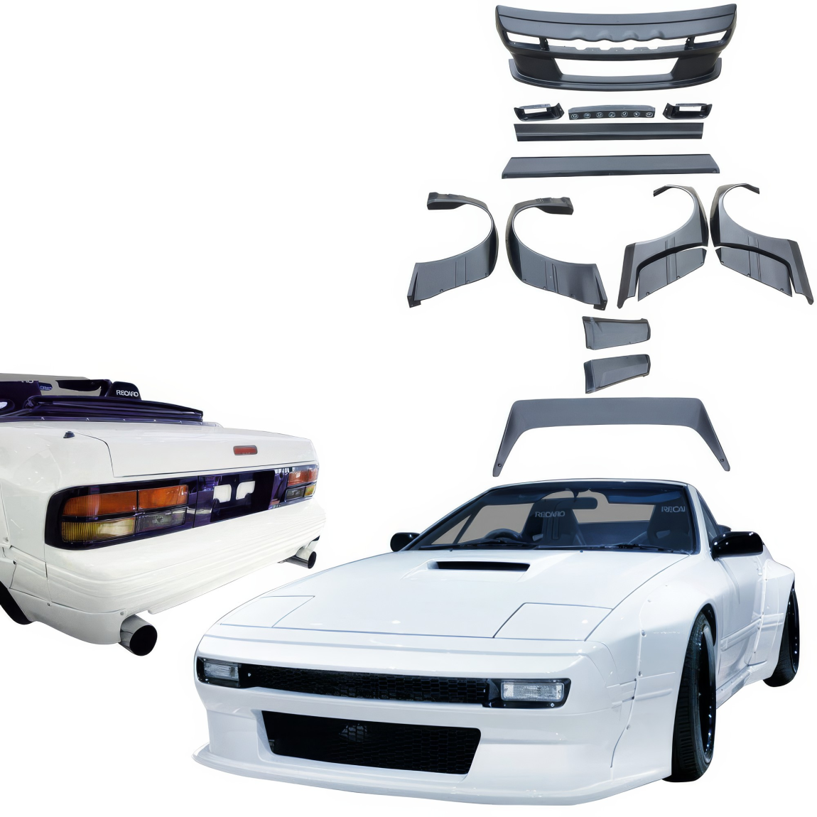 All kind of body kits for Mazda RX-7 1986. Exterior/Complete Body Kits 