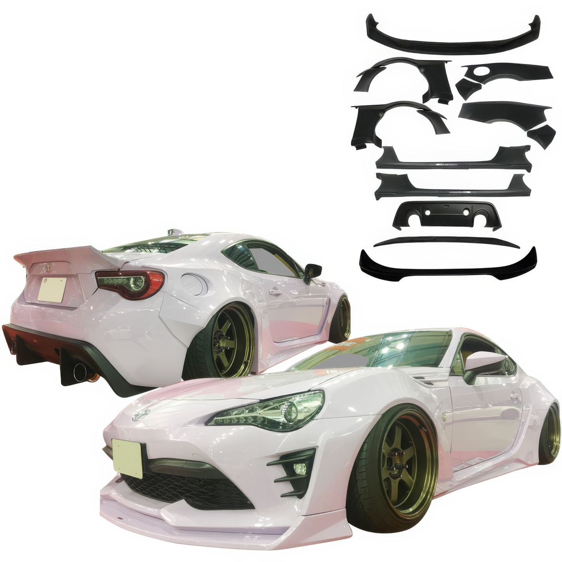 All kind of body kits for Scion FR-S 2013. Exterior/Complete Body Kits 