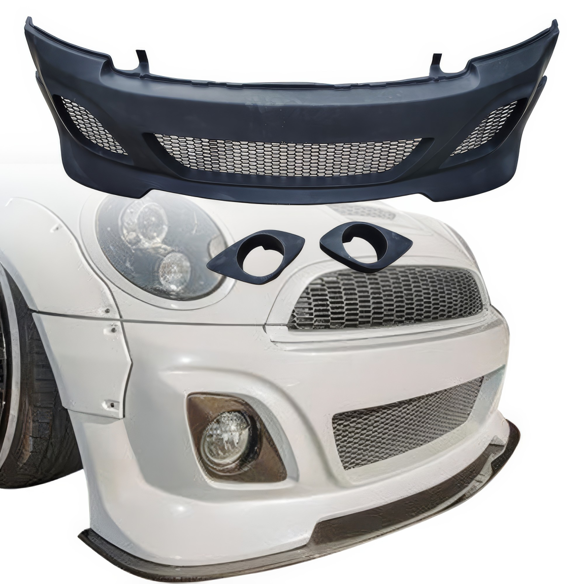 All kind of body kits for Mini Cooper 2007. Exterior/Front Bumpers or Lips 